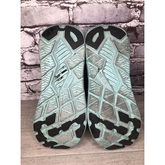 HOKA ONE ONE Rincon Charcoal Gray Aqua Blue Running Shoes Women 10.5M US/43 1/3 - Picture 11 of 16